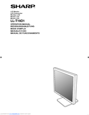 Sharp LL-T19D1 Operation Manual