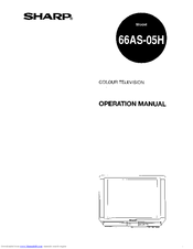 Sharp 66AS-05H Operation Manual