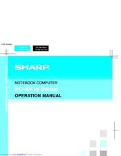 Sharp PC-AV18 Series Operation Manual