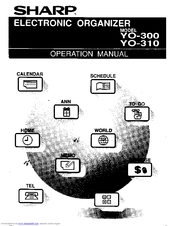 Sharp YO-310 Operation Manual