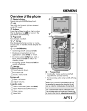 Siemens AF51 User Manual
