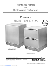 Silver King SKFB27 Technical Manual And Replacement Parts List