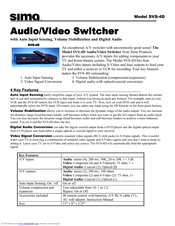 Sima SVS-4D Specifications