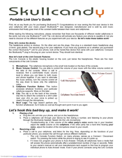 Skullcandy Portable Link User Manual