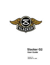 Slacker G2 8GB User Manual