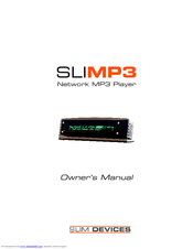 Slim Devices SLIMP3 Owner's Manual