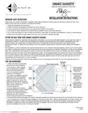 Sonance Silhouette I Install Manual