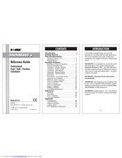 Sonin InchMate+ DT110 Reference Manual