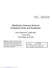 Sony DVP-NW50 Installation