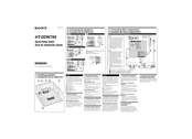 Sony HT-DDW795 - 5.1ch Component Home Theater System Quick Setup Manual