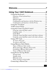 Sony VAIO PCG-R505JE User Manual