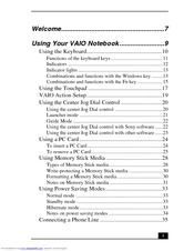 Sony VAIO PCG-R505JLP User Manual