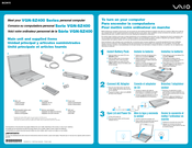 Sony VGN-SZ480NW1 Connection Manual