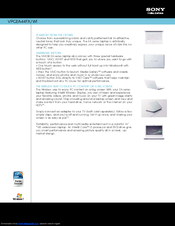 Sony VPCEA44FX Specifications
