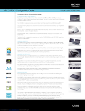 Sony VPCZ1190X Specifications
