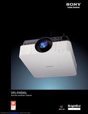 Sony VPL FH500L Brochure & Specs