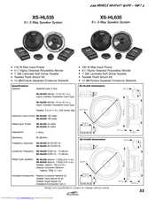 Sony XS-HL635 - Xplod 6 1/2