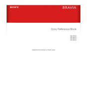 Sony Bravia KDL-40W5100 Reference Book