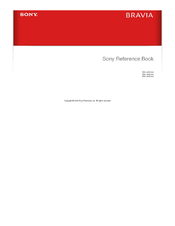 Sony BRAVIA KDL-52Z5100 Reference Book