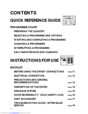Whirlpool AWZ 7303 Instructions For Use Manual