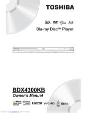 Toshiba BDX4300KB Owner's Manual