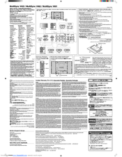 NEC V462-AVT Setup Manual