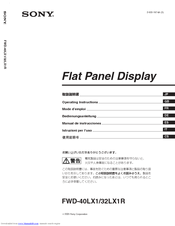 Sony FWD 40LX1 - 40