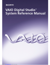 Sony VAIO Digital Studio PCV-RX590G Reference Manual