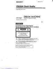 Sony Walkman ICF-C121 User Manual