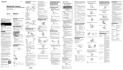 Sony DR-BT1 Operating Instructions