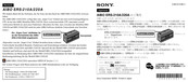 Sony ERS-220 - Aibo Entertainment Robot Release Note