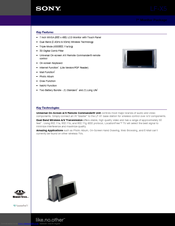 Sony LF-X5 - LocationFree TV - Wireless Manuals | ManualsLib