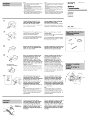 Sony RM-X4S Installation Manual