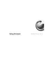 Sony Ericsson T616 User Manual