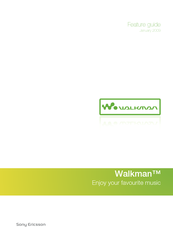 Sony Ericsson Walkman W705a Features Manual