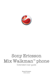 Sony Ericsson Mix Walkman phone Extended User Manual