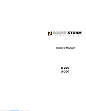 Sound Storm S200 Owner's Manual