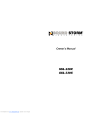 Sound Storm SSL-220X Owner's Manual