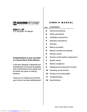 Sound Storm SSV11.3F User Manual