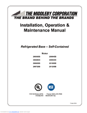 Southbend 20036SB Installation, Operation & Maintenance Manual