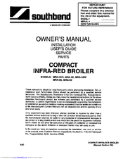 Southbend MRA-32C Owner's Manual