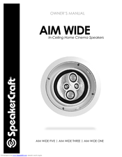 SpeakerCraft AIM WIDE ONE Owner's Manual