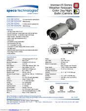 Speco CVC-5915DNVW Specifications