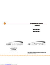 Speco HT-INTB2 Instruction Manual