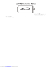 Speco VL-611C Instruction Manual