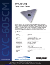 Speco CVC-105CM Specifications