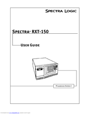 Spectra Logic Spectra RXT150 User Manual