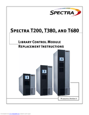 Spectra logic T-Series Spectra T380 Manuals | ManualsLib