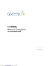SpectraLink Link 3000 Maintenance And Diagnostics