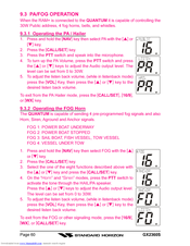 Standard Horizon QUANTUM GX2360S Supplementary Manual